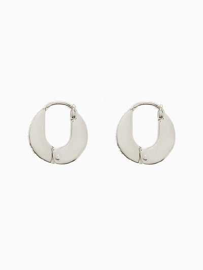 Reeded Huggie Hoops-Zohra Rahman-APOC STORE