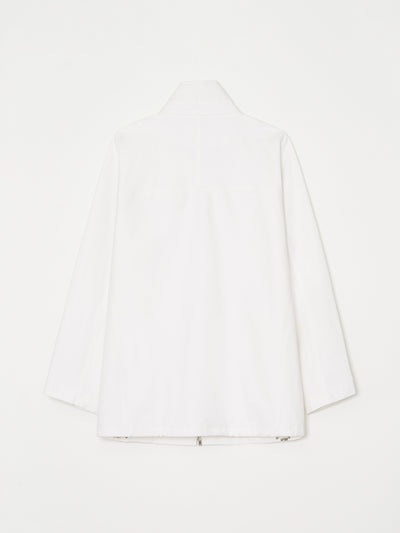 Buttoned up Mountain Parka 001 - White-Taekh-APOC STORE