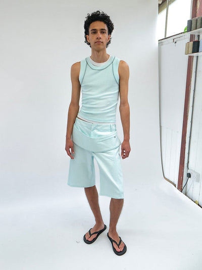 Signature Tank Top Celadon Green-René Scheibenbauer-APOC STORE
