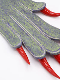 Crackled Green Paw Incense Holder-Naomi Gilon-APOC STORE
