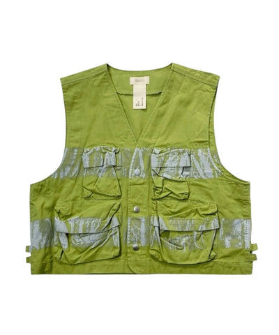 PAINTED VEST LIME-EGNARTS-APOC STORE
