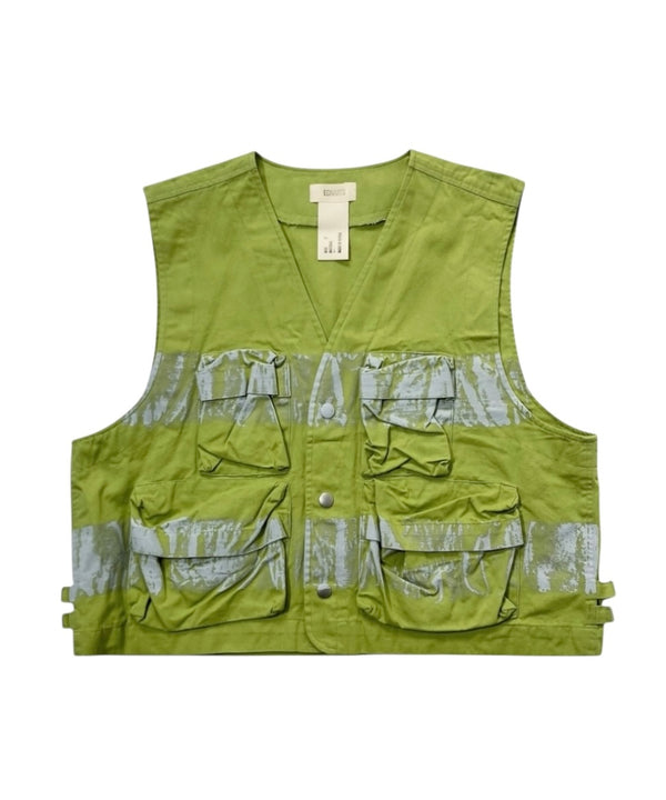 PAINTED VEST LIME-EGNARTS-APOC STORE