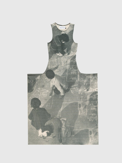 Printed Jersey Dress Hopscotch-Nensi Avetisian-APOC STORE