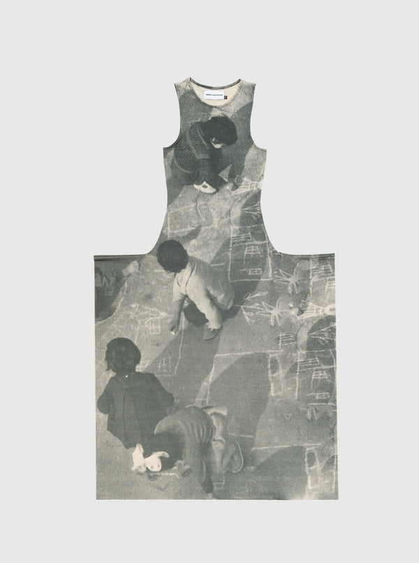 Printed Jersey Dress Hopscotch-Nensi Avetisian-APOC STORE