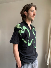 EROS TOP BLACK GREEN-ATH-APOC STORE