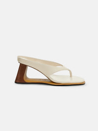 L’ABSURDE SANDAL - WHITE-MOTIRA-APOC STORE