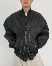 MULTI ZIP MA-1 BLACK-EGNARTS-APOC STORE