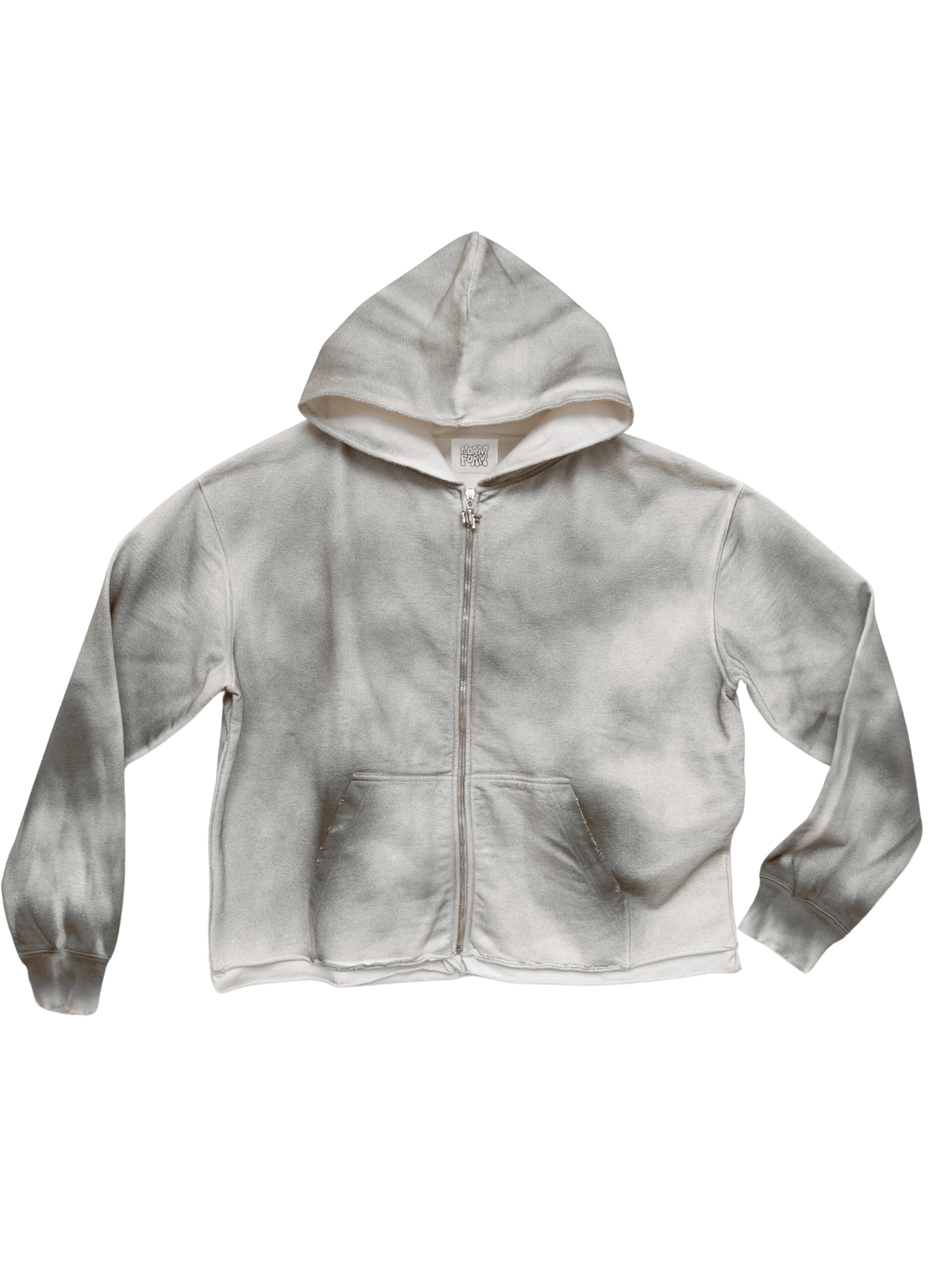 Double Layer Zip Hoodie-NORMFORM-APOC STORE