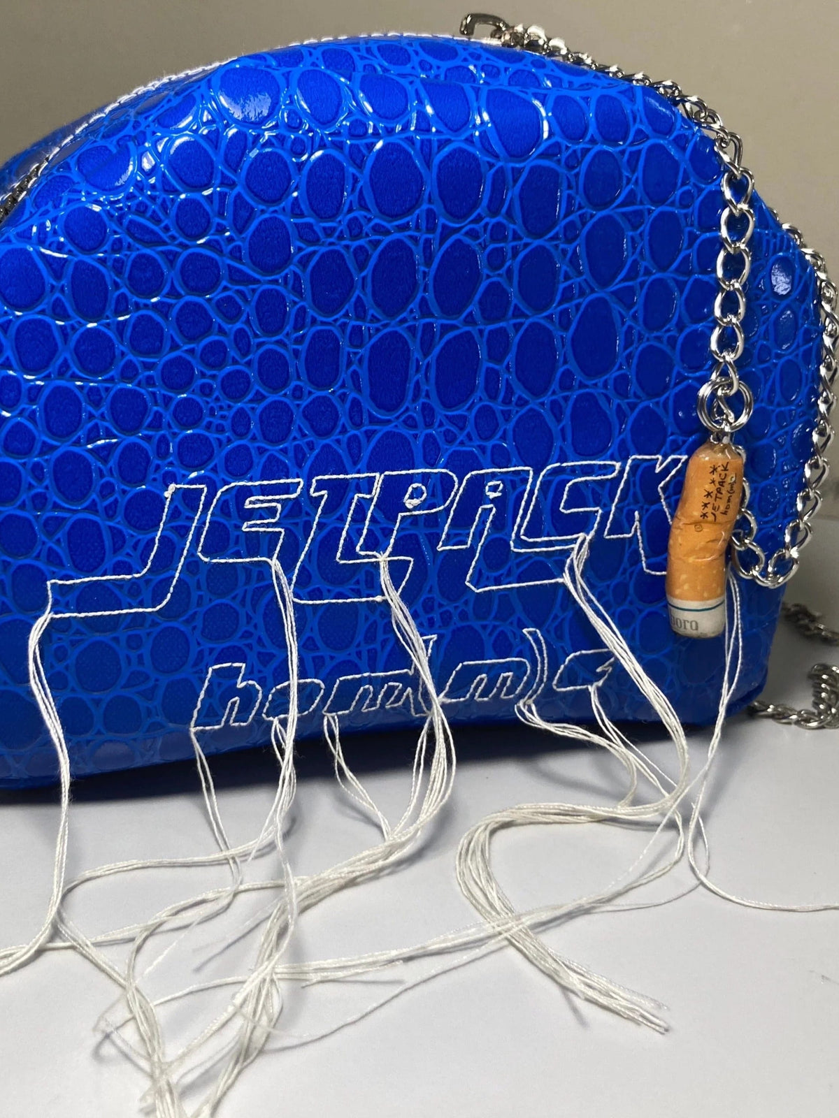 Embroidered Mini Bag Blue-Jetpack Hom(m)e-APOC STORE