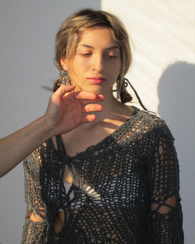 Tied Parts Sweater-V4K-APOC STORE