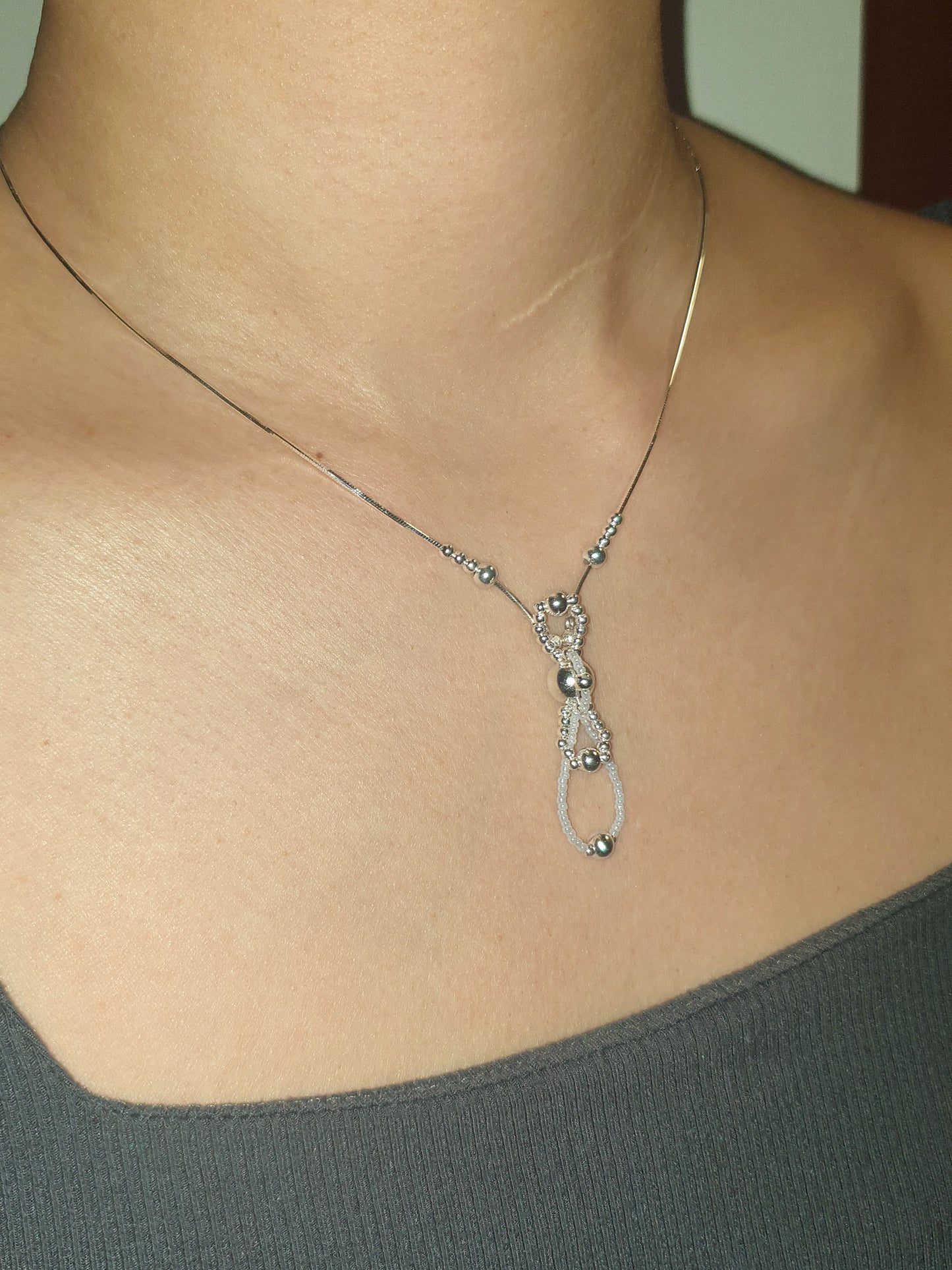 Magic Orb of Fairy Breath Necklace - Silver-Jaekim-APOC STORE