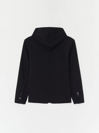 Tailored Hooded Jacket 001 _ Black-Taekh-APOC STORE