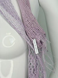 KNITTED BOW CHOKER PURPLE-Lou de Bètoly-APOC STORE