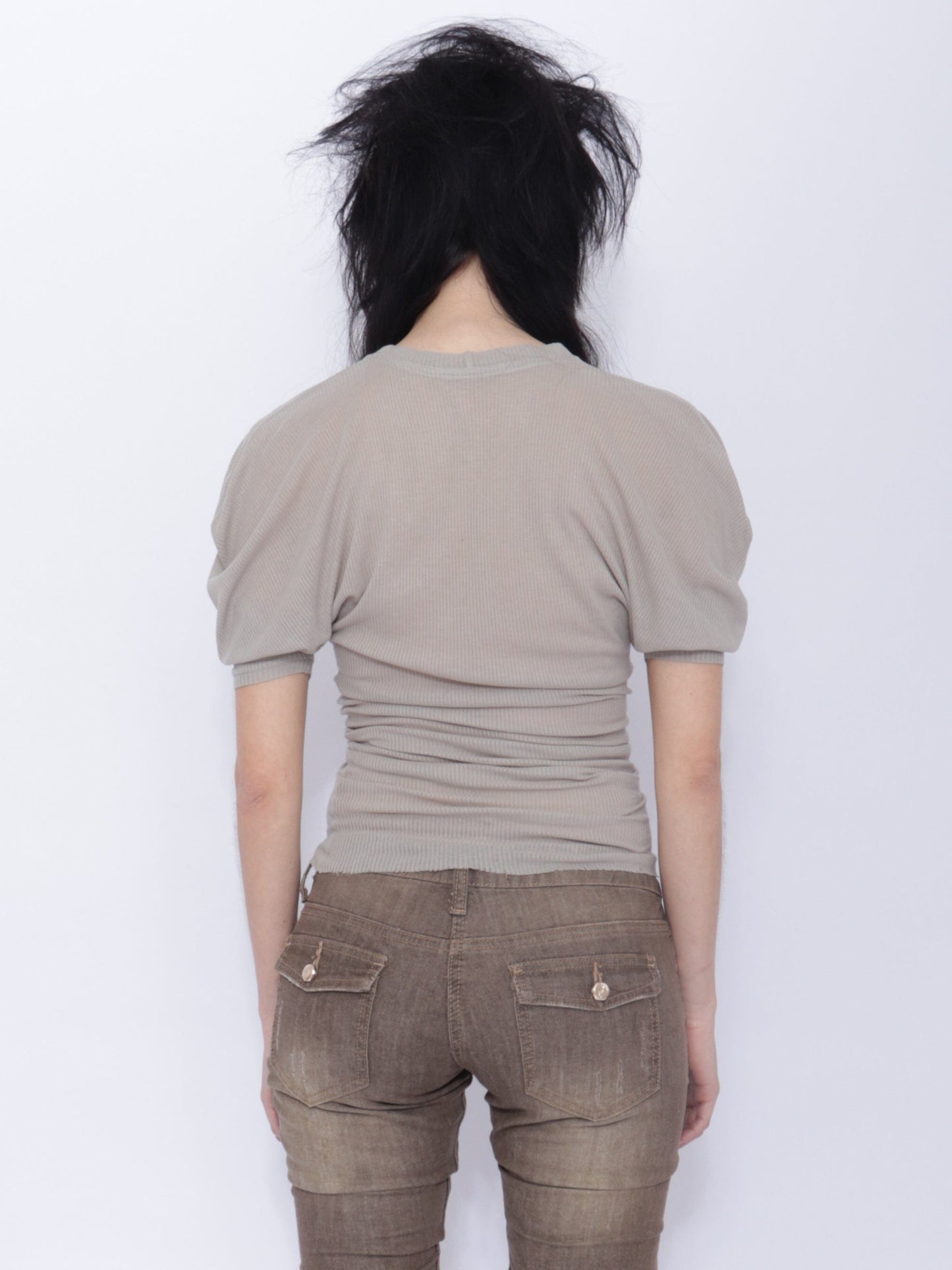 Tora T-shirt: Pale Grey-BJERSBORN-APOC STORE
