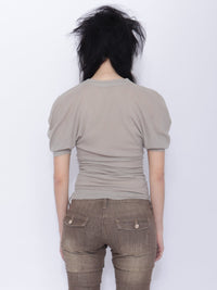 Tora T-shirt: Pale Grey-BJERSBORN-APOC STORE