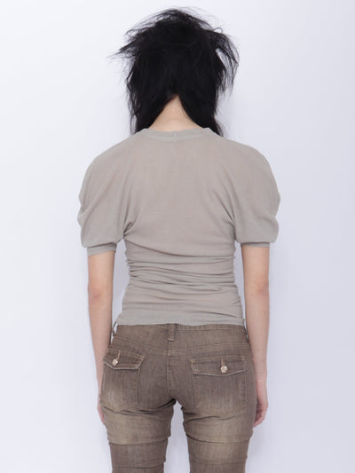 Tora T-shirt: Pale Grey-BJERSBORN-APOC STORE