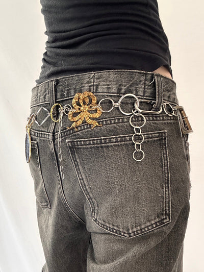 Charm chain belt-Alisa Cayoo-APOC STORE