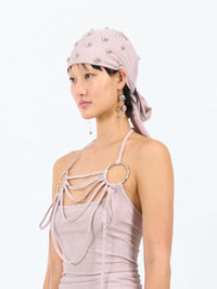 Sphere headscarf pink-Nibgnus-APOC STORE