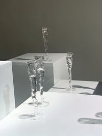 Set of Glasses 0005 – Sculptural Borosilicate Wine Glasses-Rain and Rivers-APOC STORE