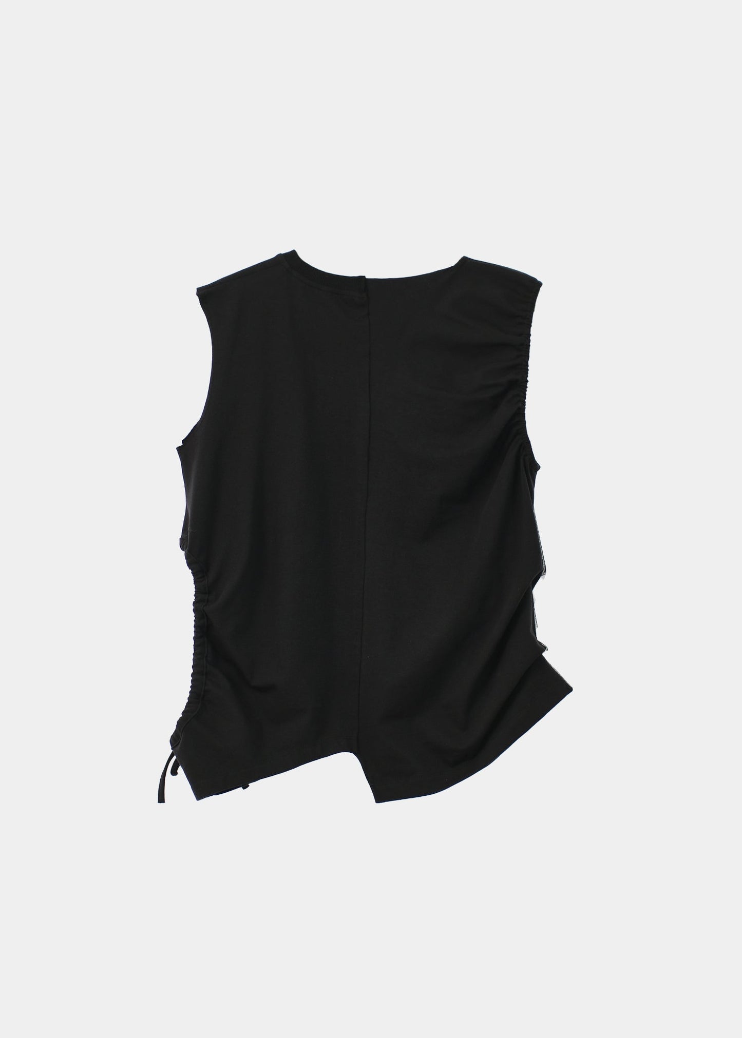 HALF SHA VEST BLACK-SAENGIN STUDIOS-APOC STORE