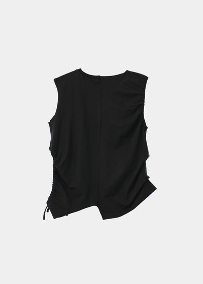 HALF SHA VEST BLACK-SAENGIN STUDIOS-APOC STORE