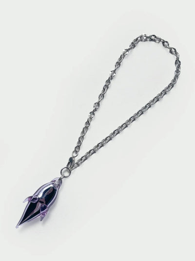KA’AGUY_444 Glass Silver Necklace-Pia Glassworks-APOC STORE
