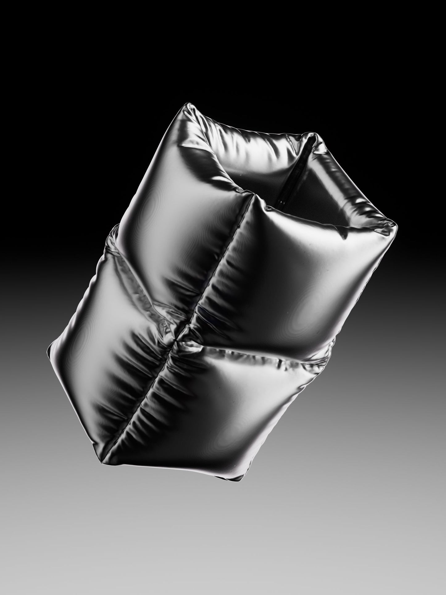 Puffer Vase Chrome-Gast Studio-APOC STORE