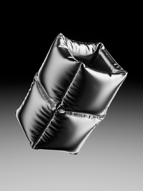 Puffer Vase Chrome-Gast Studio-APOC STORE