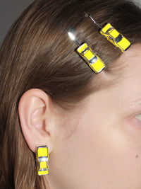 Traffic Jam Hairpins Yellow-Marland Backus-APOC STORE