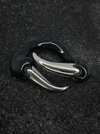 Black ring with spikes-CASPER DIY-APOC STORE