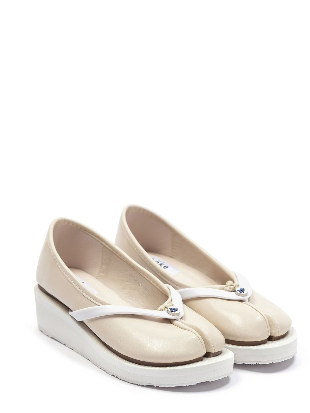 chöke Tabi Sandals in white-Chöke-APOC STORE