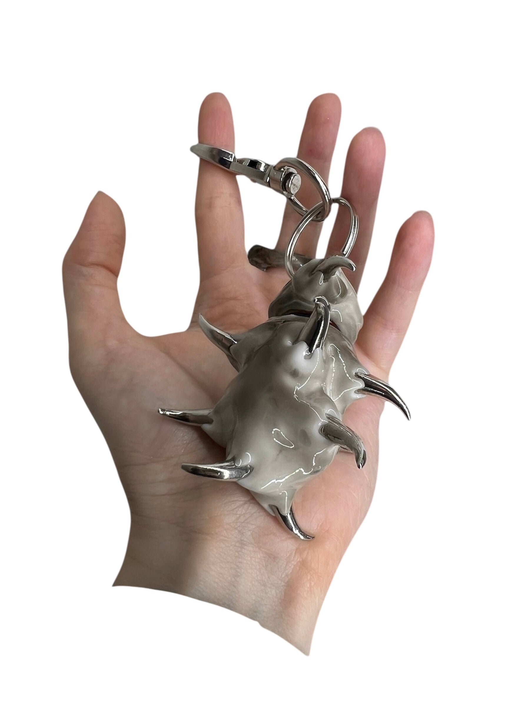 White pill case keychain-CASPER DIY-APOC STORE