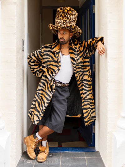 Silly Leopard Fuzz Top Hat-Benny Andallo-APOC STORE