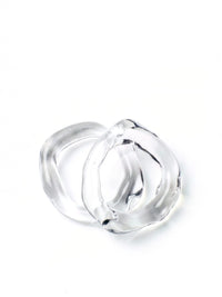 Stacking Glass Band Rings 0031-Rain and Rivers-APOC STORE
