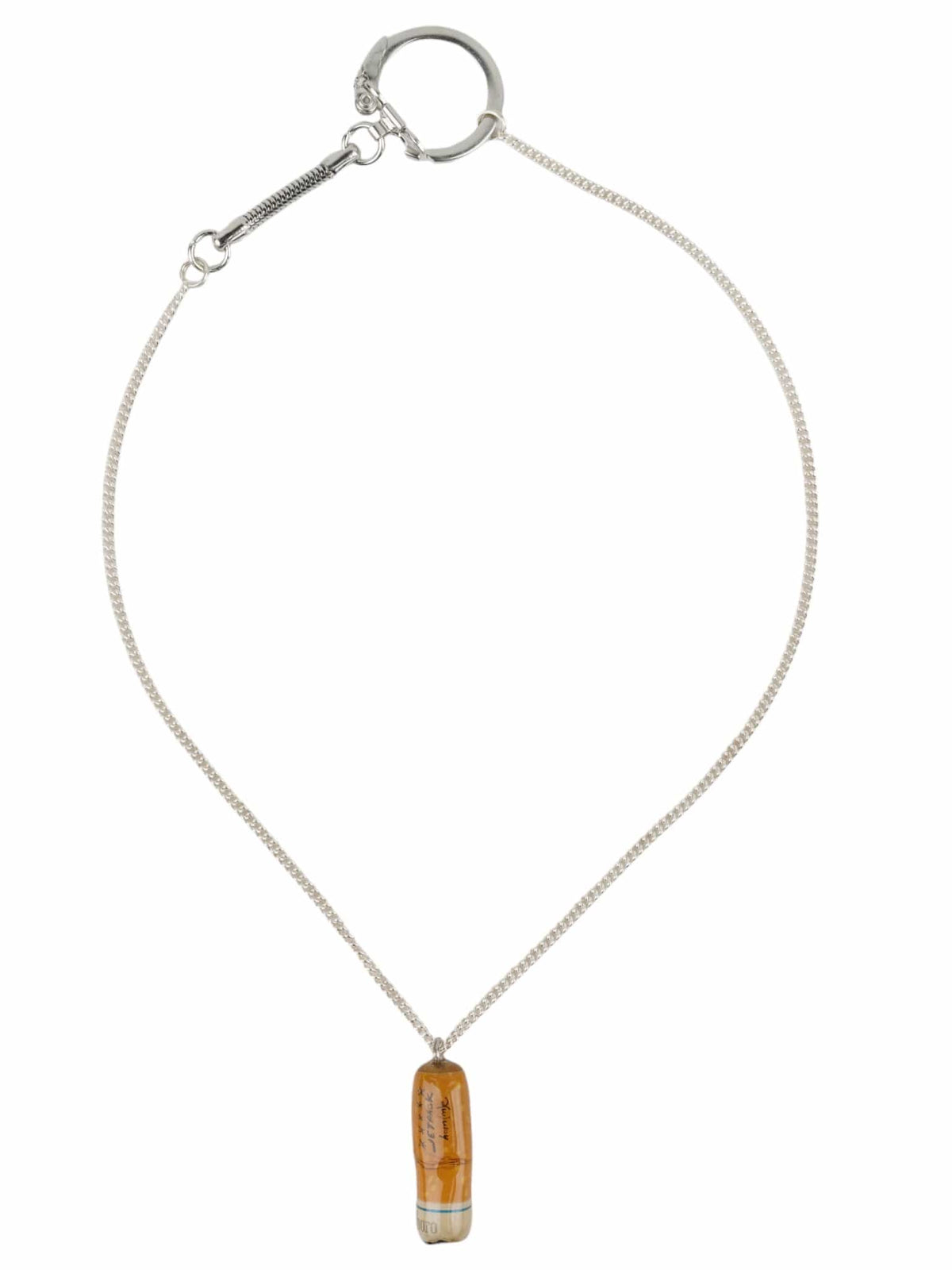 Cigarette Butt Necklace (orange)-Jetpack Hom(m)e-APOC STORE