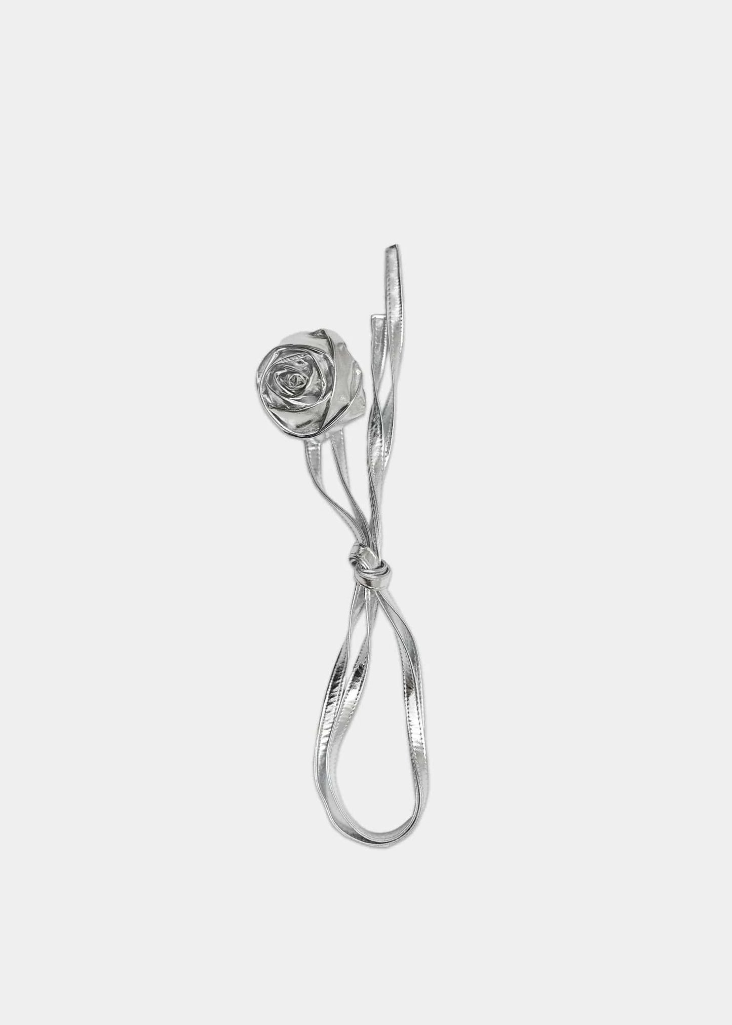 ROSE CORSAGE STRAP - SILVER-SAENGIN STUDIOS-APOC STORE