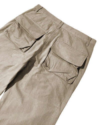 HIDDEN CARGO POCKET PANTS BEIGE-EGNARTS-APOC STORE
