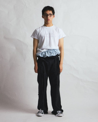 ADJUSTABLE COTTON PANTS BLACK-EGNARTS-APOC STORE