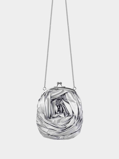 ROSE DISCORD CHAIN BAG SILVER-SAENGIN STUDIOS-APOC STORE