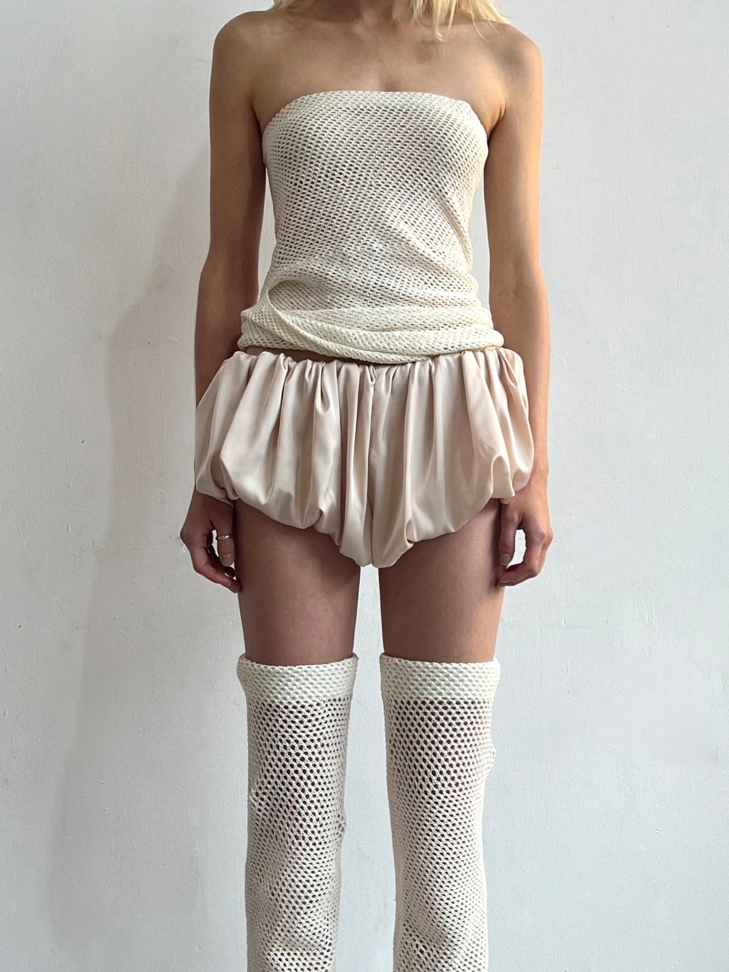 Satin Bloomers Shorts-Nastyamasha-APOC STORE