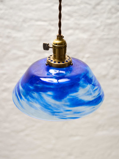 Pendant Lampshade (Blue)-Leo Kaspar-APOC STORE
