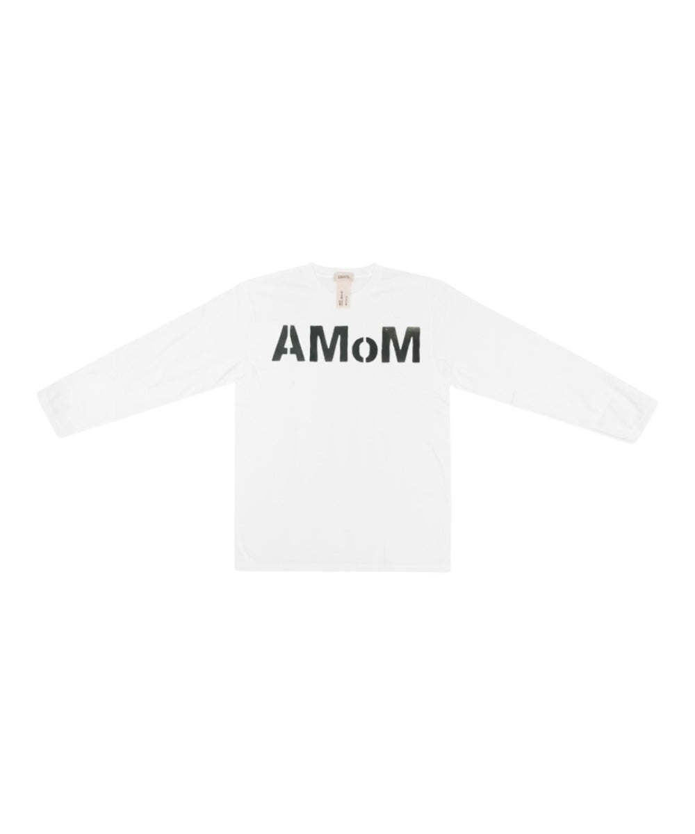 AMOM MEDIUM LOGO T-SHIRTS WHITE-EGNARTS-APOC STORE