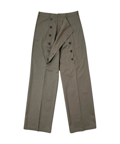 HIDDEN POCKET TROUSERS KHAKI GRAY-EGNARTS-APOC STORE