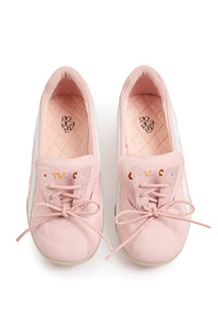 GO VACAY Tennis Ballerina Flats Pink-EMPTY BEHAVIOR-APOC STORE
