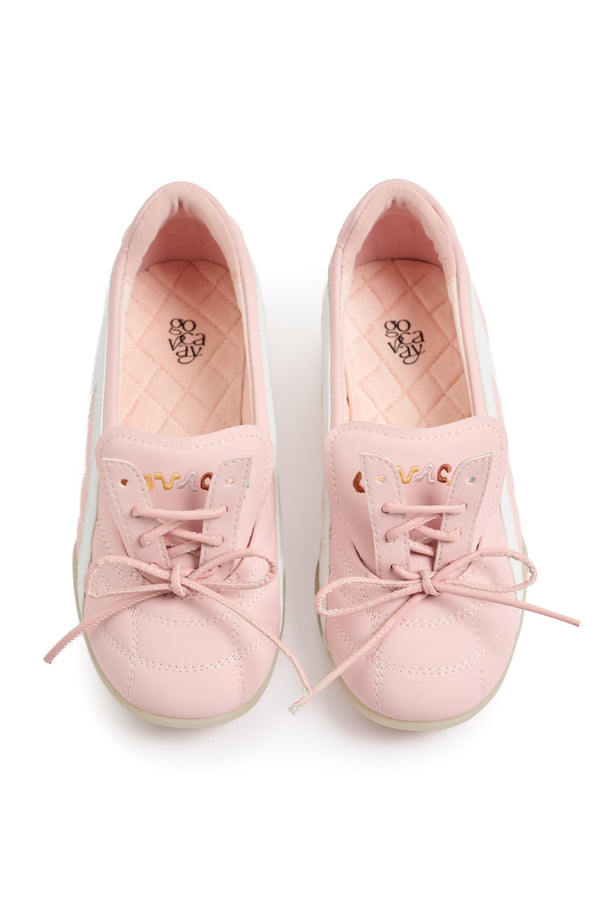 GO VACAY Tennis Ballerina Flats Pink-EMPTY BEHAVIOR-APOC STORE
