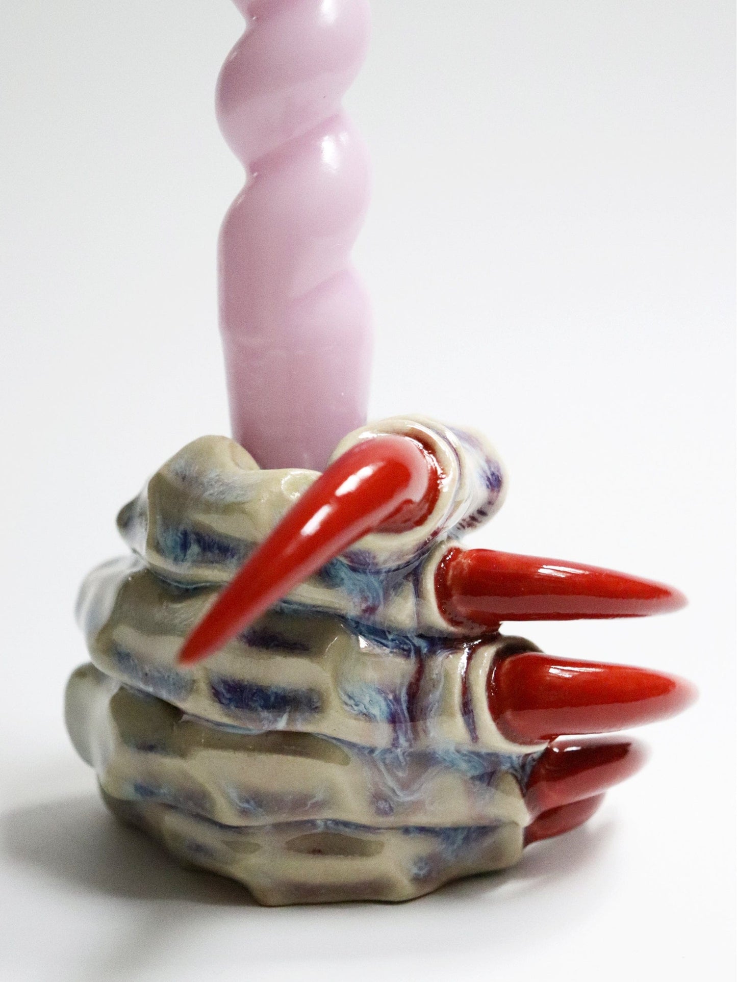 Candlestick Paw with Red Nails-Naomi Gilon-APOC STORE