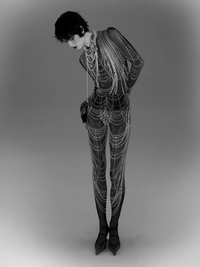 Silver Multilayered Pearl Necklace-TRINITE Studio-APOC STORE