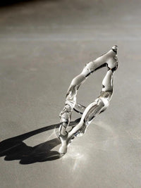 Rombo Long Glass Statement Ring 0016-Rain and Rivers-APOC STORE