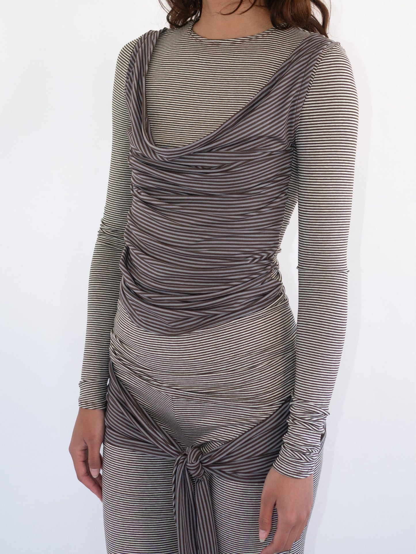 THE STRIPY TOP-Kenza Iatrides-APOC STORE