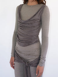 THE STRIPY TOP-Kenza Iatrides-APOC STORE